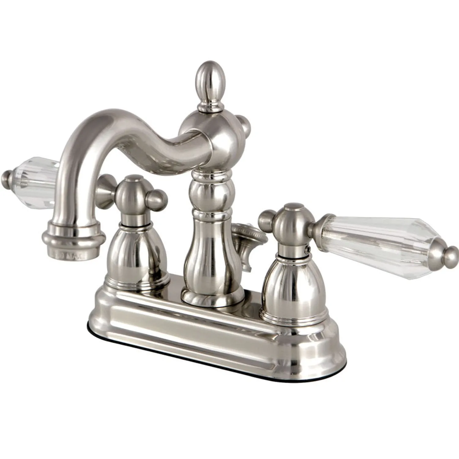 Wilshire Classic 4" Centerset Lavatory Faucet with Brass Pop-up 4" Center Set