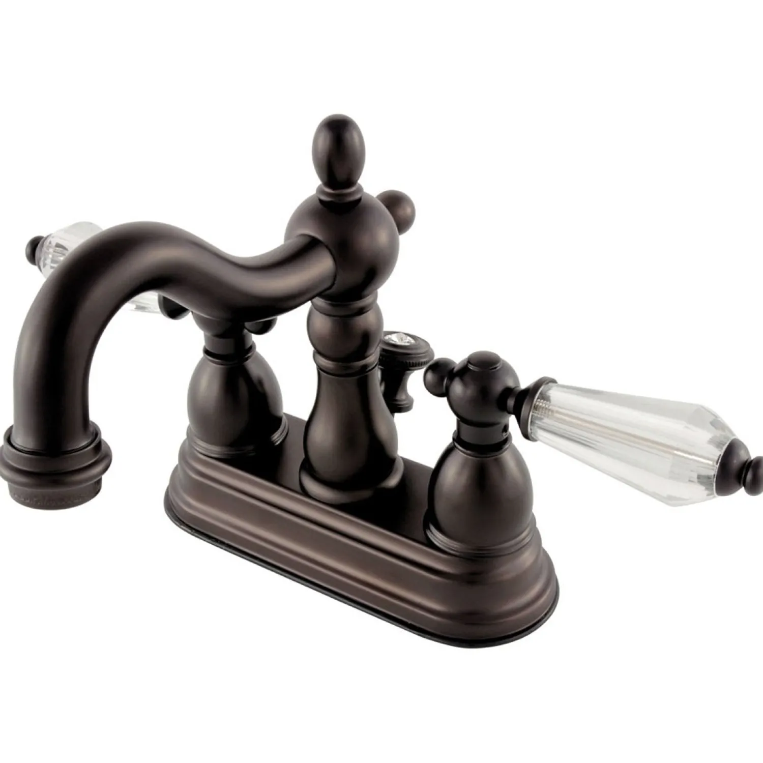 Wilshire Classic 4" Centerset Lavatory Faucet with Brass Pop-up 4" Center Set