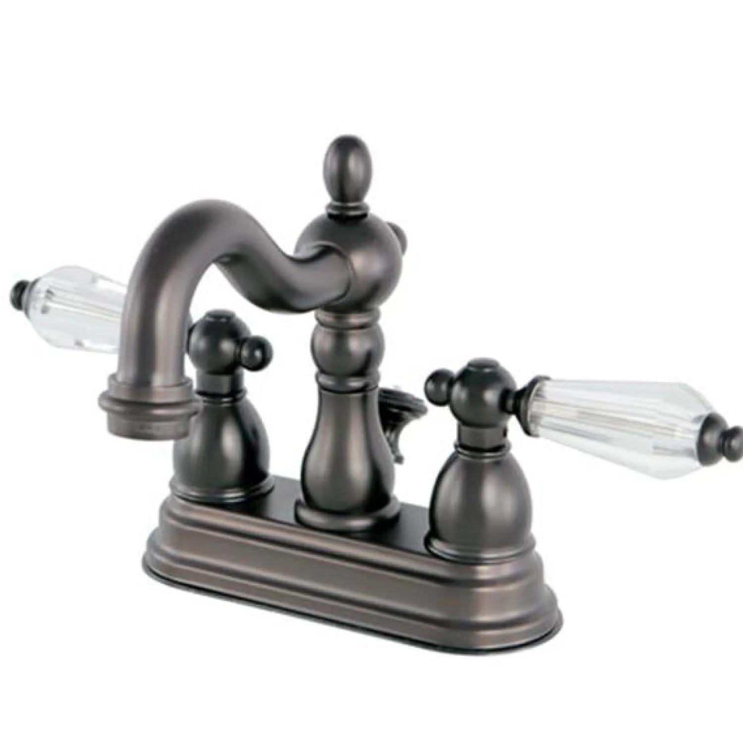 Wilshire Classic 4" Centerset Lavatory Faucet with Brass Pop-up 4" Center Set