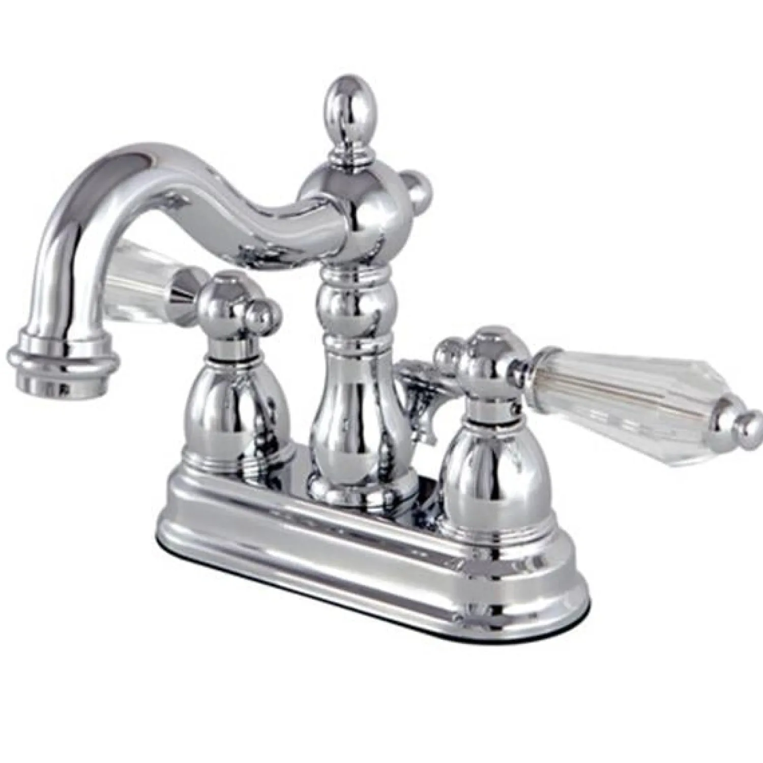 Wilshire Classic 4" Centerset Lavatory Faucet with Brass Pop-up 4" Center Set
