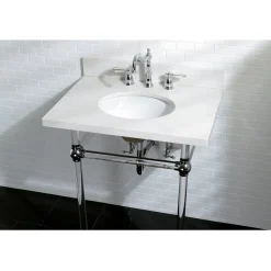 Outlet Wilshire 8" to 16" Widespread Lavatory Faucet with Brass Pop-up 8" Widespread