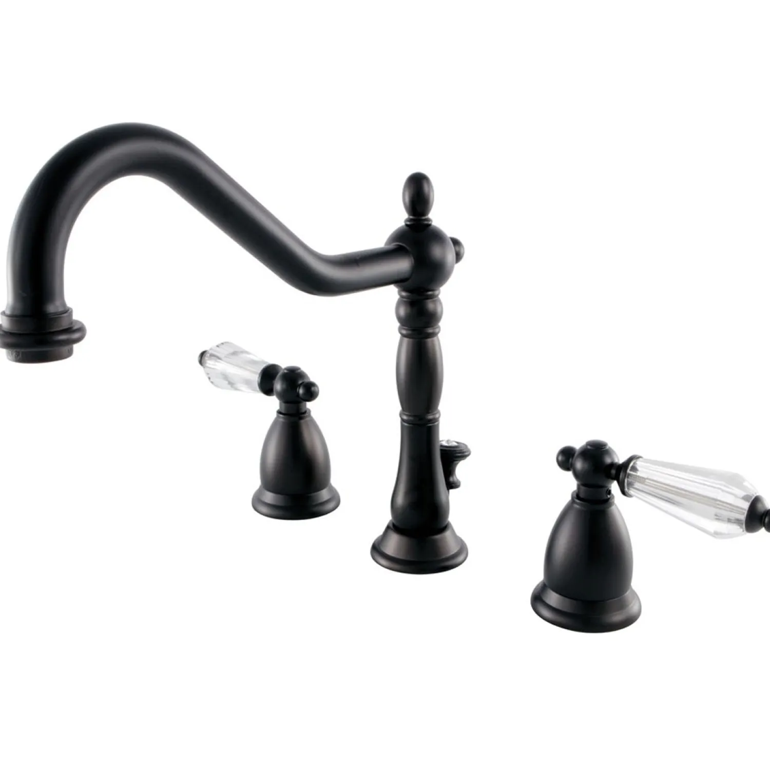 Outlet Wilshire 8" to 16" Widespread Lavatory Faucet with Brass Pop-up 8" Widespread