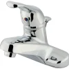 Hot Wyndham Single Handle 4" Centerset Lavatory Faucet with Brass Pop-up in Polished Chrome 4" Center Set