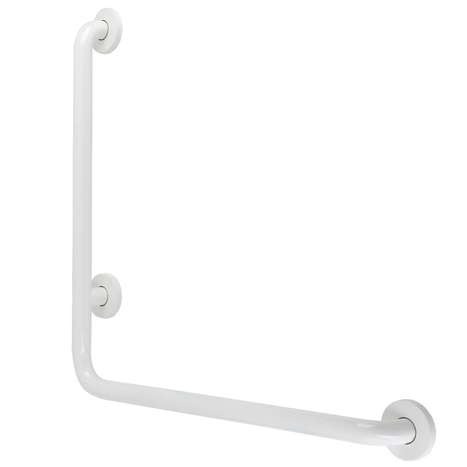 Sale 24" x 24" L-Shaped Stainless Steel ADA Grab Grab Bars
