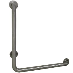 Best 24" x 24" L-Shaped Stainless Steel ADA Grab Grab Bars