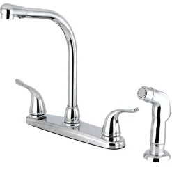 Hot Yosemite Centerset Kitchen Faucet Faucets With Side Spray