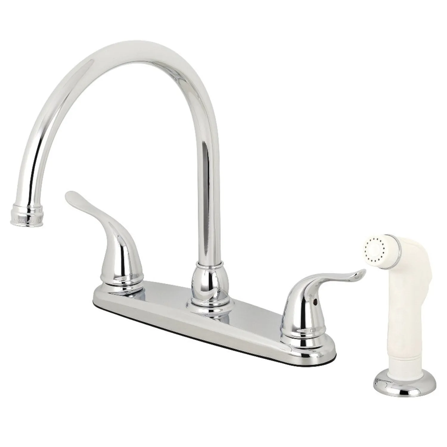 New Yosemite 8" Centerset Kitchen Faucet with Sprayer Faucets With Side Spray