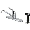 New Yosemite 8-Inch Centerset Kitchen Faucet with Black Side Sprayer Faucets With Side Spray