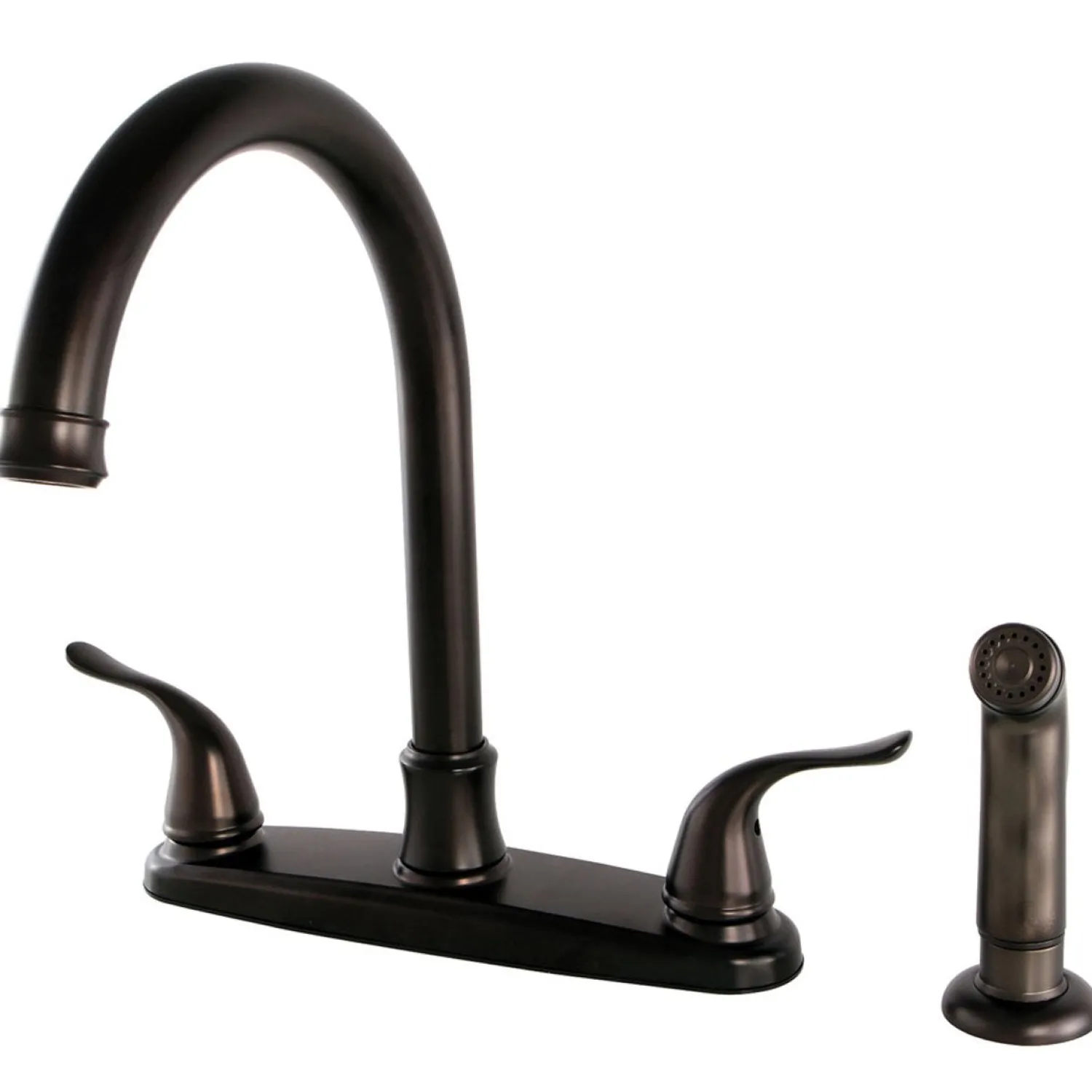 Outlet Yosemite 8-Inch Centerset Kitchen Faucet with Side Sprayer Faucets With Side Spray