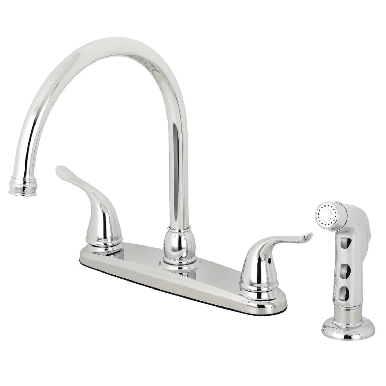 New Yosemite 8-Inch Centerset Kitchen Faucet with Sprayer Faucets With Side Spray