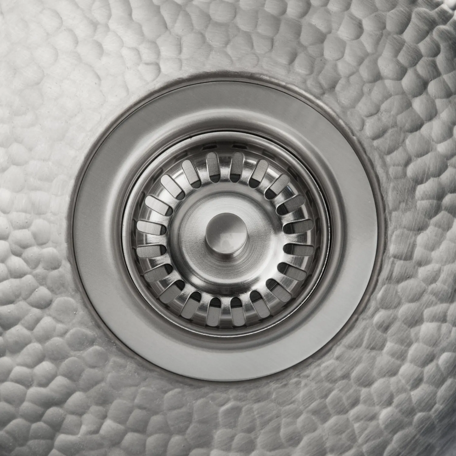 3.5″ Kitchen, Prep, Bar Basket Strainer Drain – Brushed Nickel Sink Drains, Disposer Flanges & Air Gaps