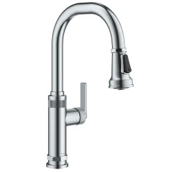 Best Allyn Chrome Nut & Bolt Diamond Cut Kitchen Faucet Single Hole
