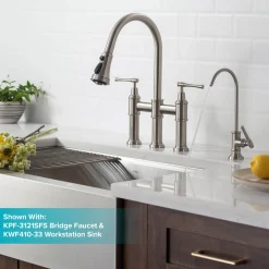 Outlet Allyn Drinking Water Dispenser Kitchen Faucet in Matte Black Single Hole|Water Filter Faucets