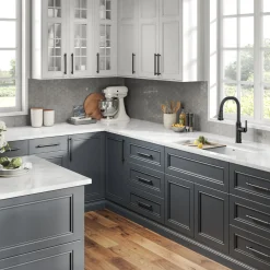 Allyn Matte Black Nut & Bolt Diamond Cut Kitchen Faucet Single Hole