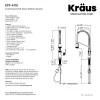 Outlet Allyn Single Handle Pull Down Kitchen Faucet in Matte Black Single Hole