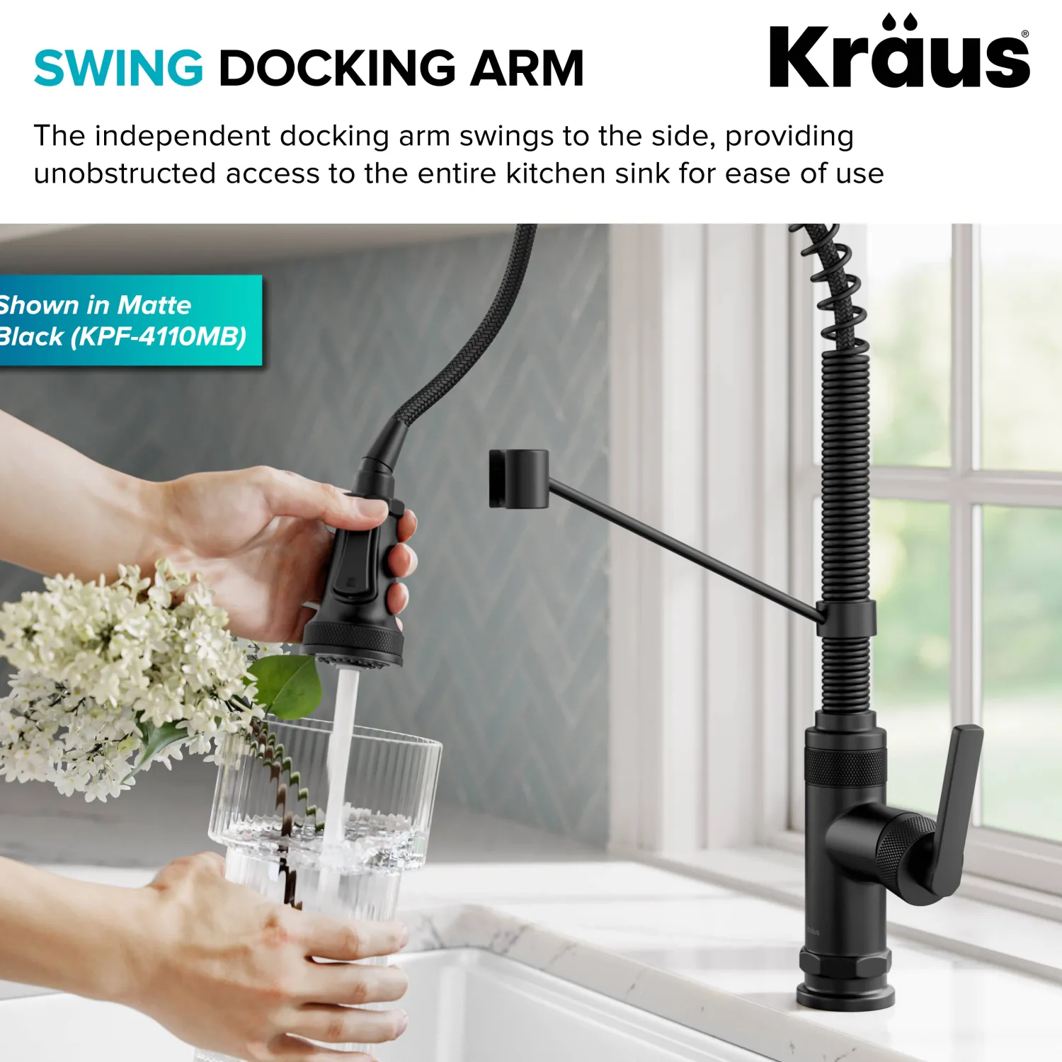 Discount Allyn Single Handle Pull Down Kitchen Faucet in Spot-Free Stainless Steel Single Hole