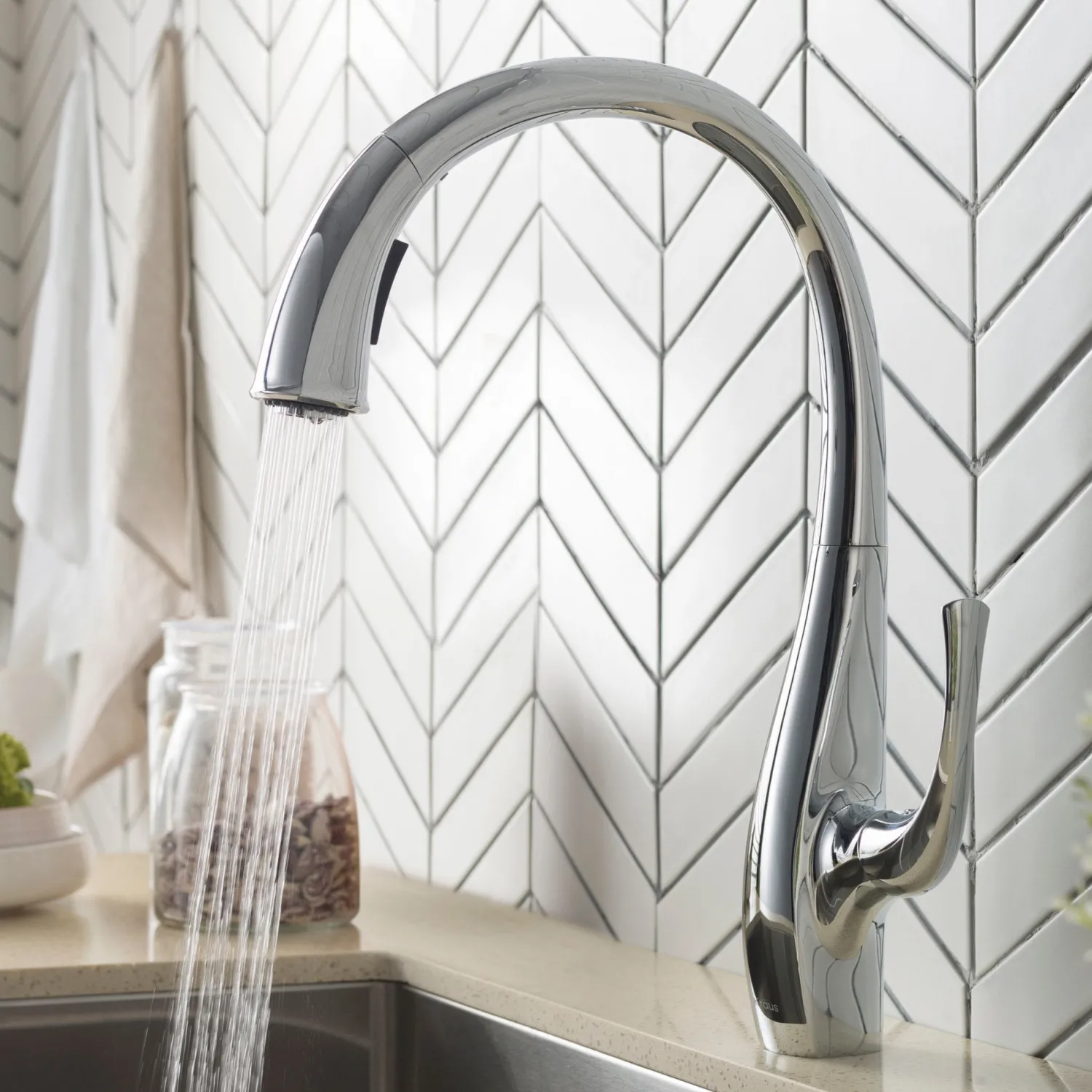Best Ansel Dual Function Pull-Down Kitchen Faucet in Chrome - Discontinued Single Hole
