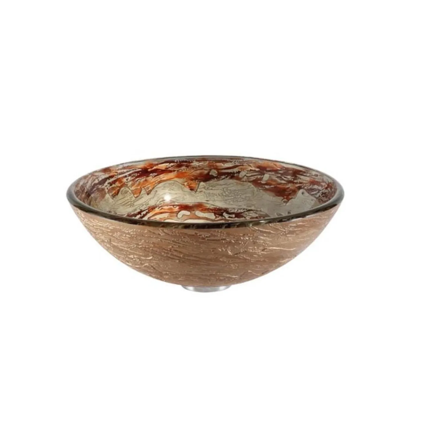 Sale Ares Glass Vessel Bathroom Sink with PU-MR Above Counter / Vessel Sinks