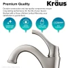 Sale Arlo Single Handle Basin Bathroom Faucet in Spot-Free all-Brite Brushed Nickel Single Hole