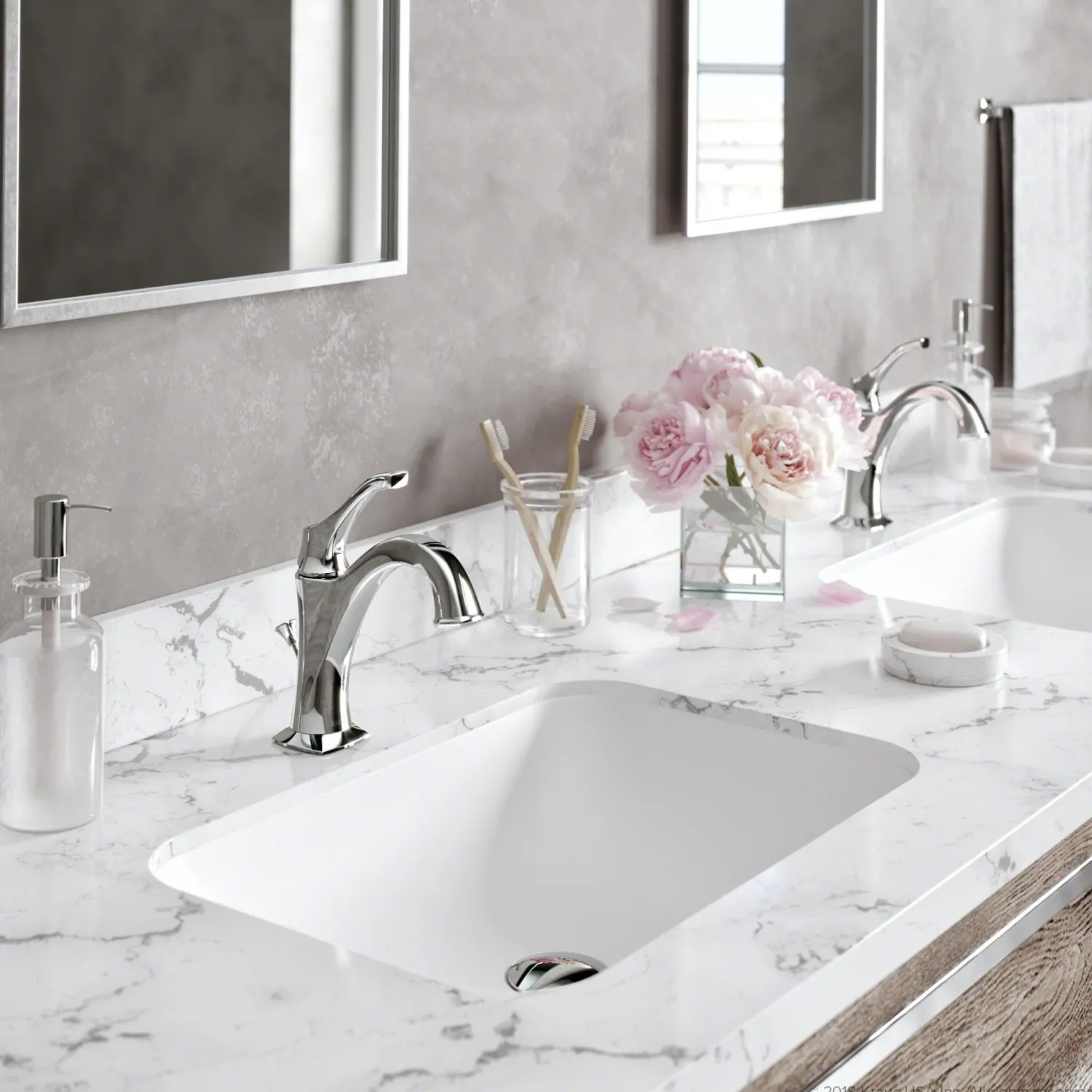 Hot Arlo Single Handle Bathroom Faucet with Lift Rod Drain and Deck Plate in Chrome Single Hole