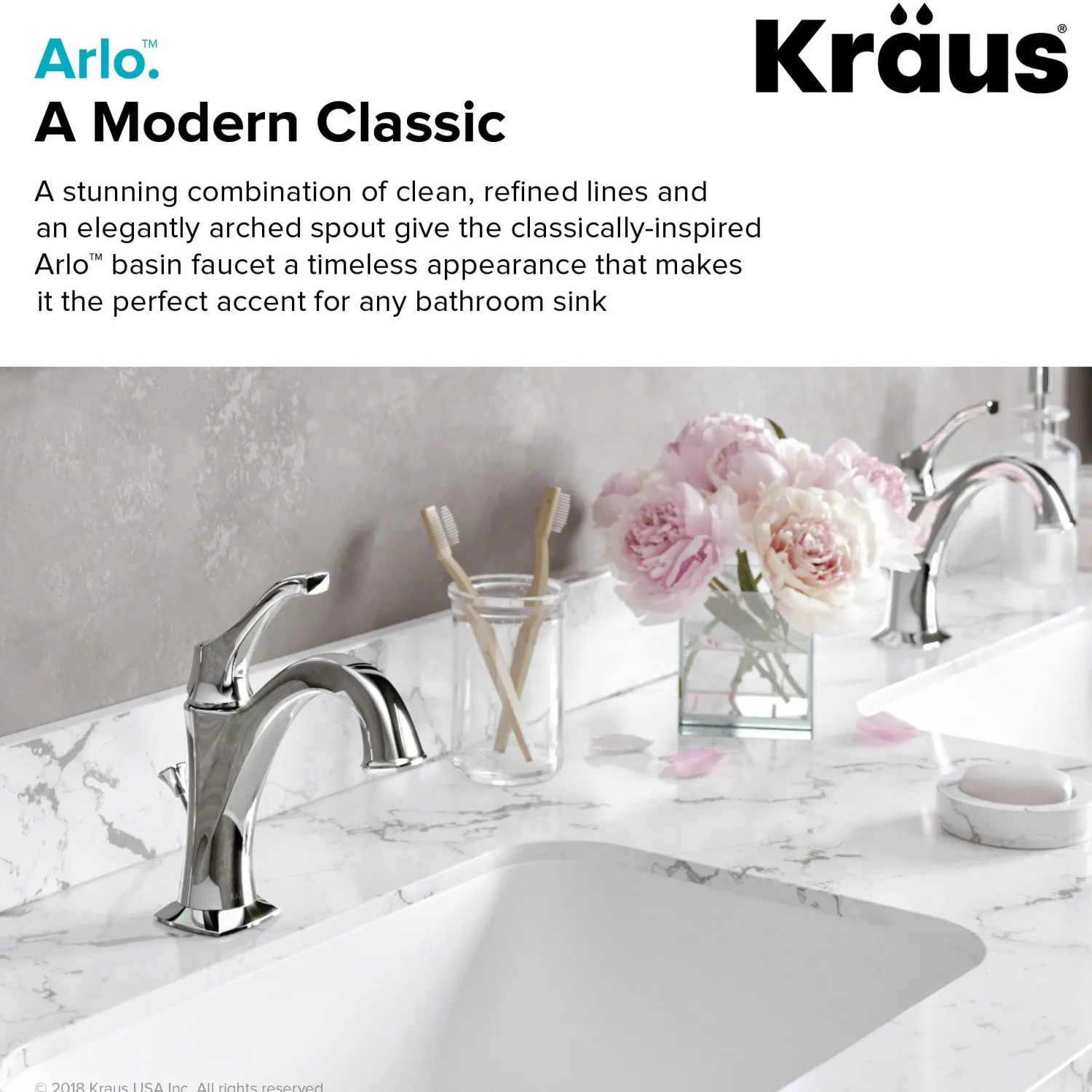Hot Arlo Single Handle Bathroom Faucet with Lift Rod Drain and Deck Plate in Chrome Single Hole