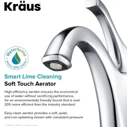 Hot Arlo Single Handle Bathroom Faucet with Lift Rod Drain and Deck Plate in Chrome Single Hole