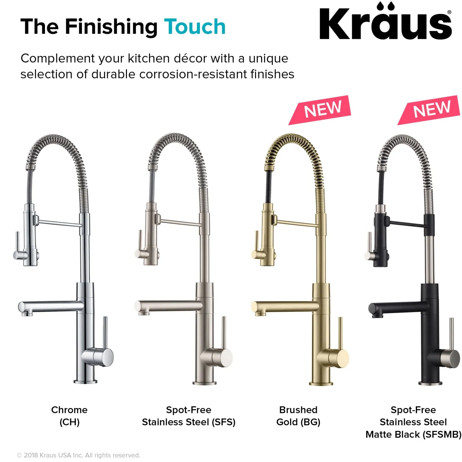 Outlet Artec Pro 2-Function Commercial Style Pre-Rinse Kitchen Faucet in Brushed Gold Single Hole