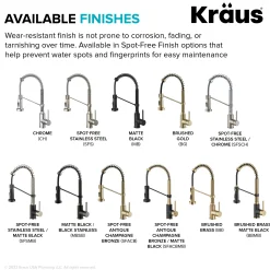 New Bolden Commercial Style Pull-Down Single Handle 18-Inch Kitchen Faucet in Brushed Brass Single Hole