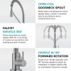 Clearance Bolden Drinking Water Filter Faucet in Brushed Brass Single Hole|Water Filter Faucets