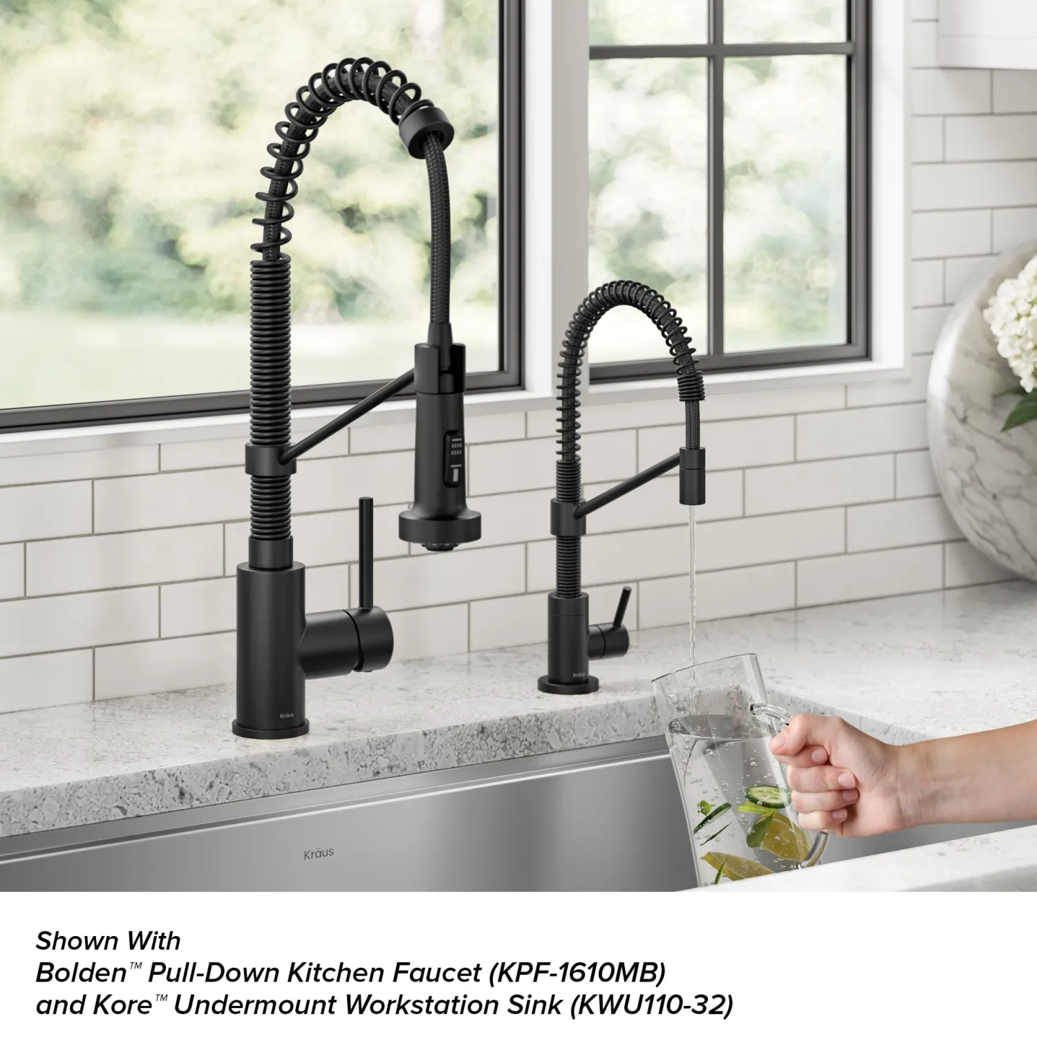 Clearance Bolden Drinking Water Filter Faucet in Matte Black Single Hole|Water Filter Faucets