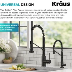 Clearance Bolden Drinking Water Filter Faucet in Matte Black Single Hole|Water Filter Faucets