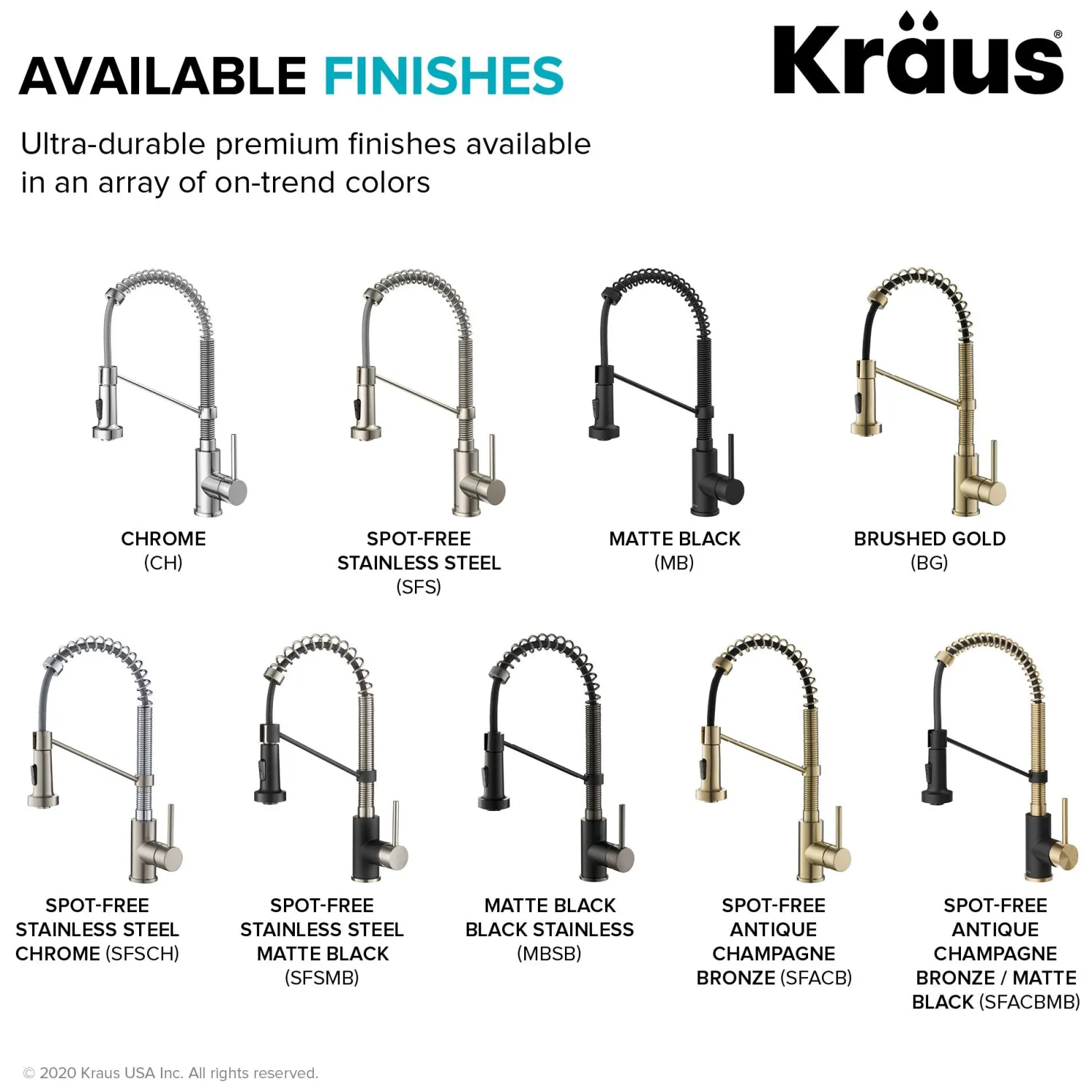 Bolden 18-Inch Commercial Kitchen Faucet with Pull-Down Sprayhead in Spot Free Antique Champagne Bronze/Matte Black Single Hole