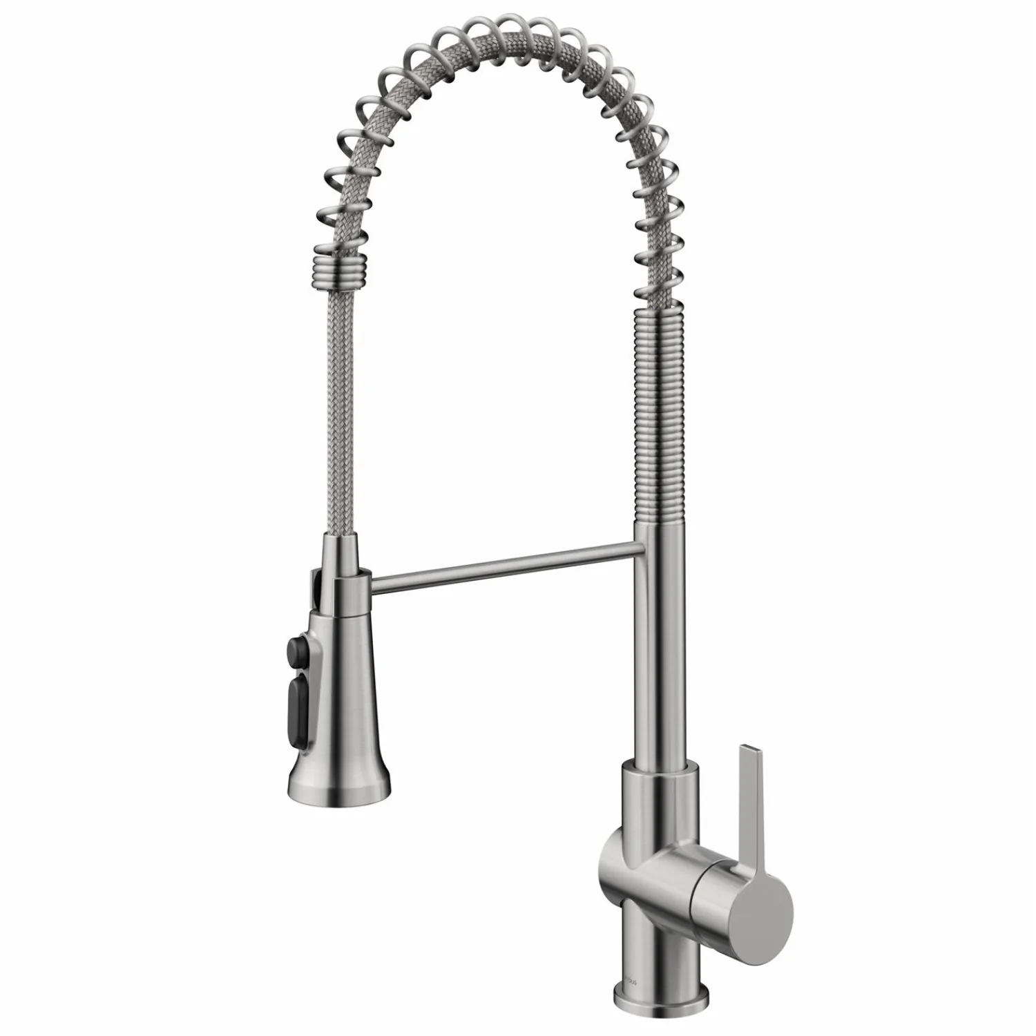 Britt Commercial Style Kitchen Faucet with Integrated Water Filter Spout in Spot Free Stainless Steel Water Filter Faucets