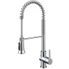 Online Britt Commercial Style Kitchen Faucet with Integrated Water Filter Spout in Chrome Water Filter Faucets