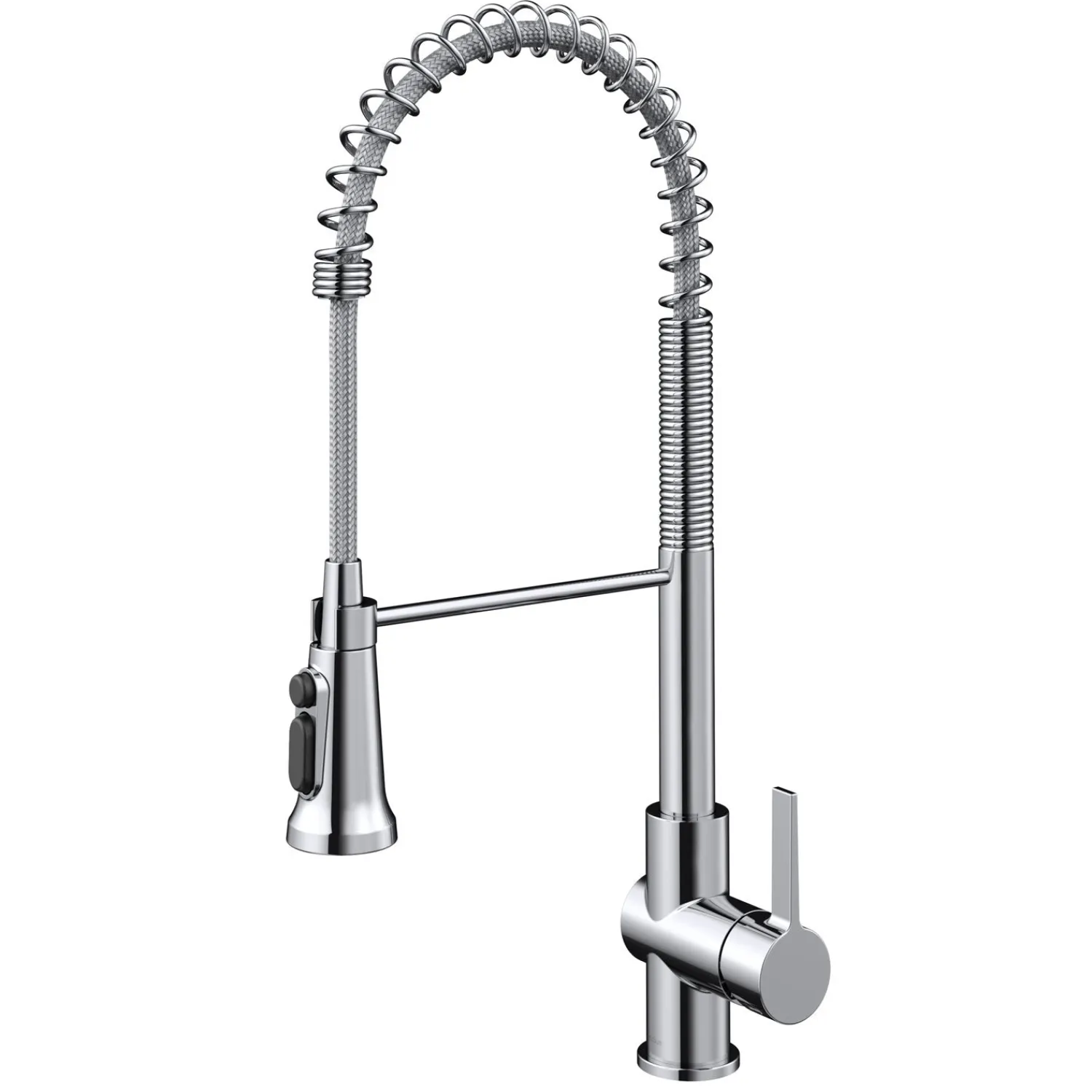 Online Britt Commercial Style Kitchen Faucet with Integrated Water Filter Spout in Chrome Water Filter Faucets