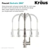 Discount Britt Single Handle Commercial Kitchen Faucet with Deck Plate and Soap Dispenser in all-Brite Spot Free Stainless Steel Single Hole