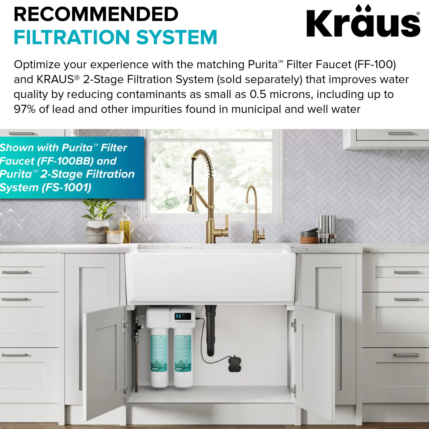 Sale Britt Single Handle Pull Down Kitchen Faucet in Spot-Free Brushed Brass Single Hole