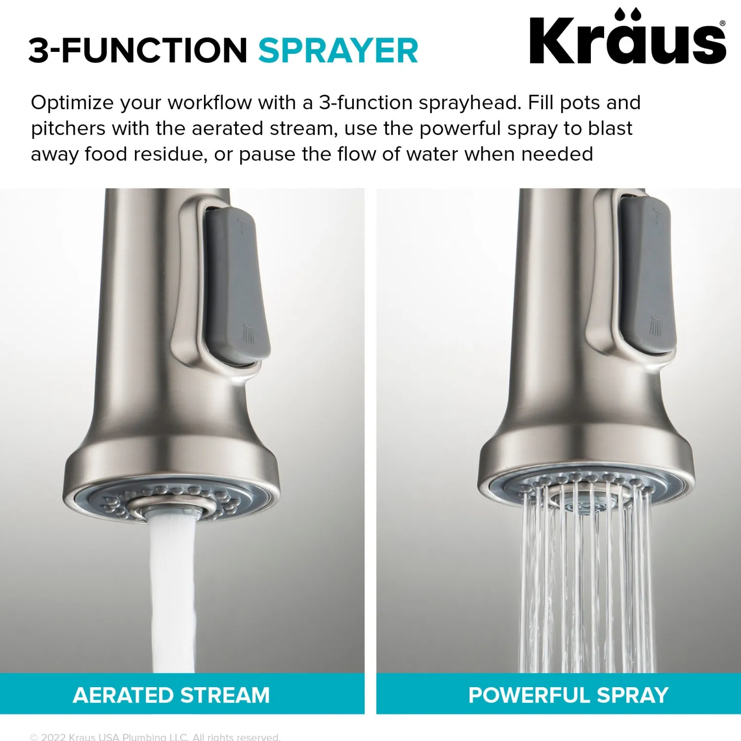 Best Britt Touchless Pull-Down Single Handle Faucet in Spot Free Stainless Steel Touchless, Sensor And Tap Activated Kitchen Faucets|Single Hole