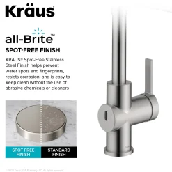 Best Britt Touchless Pull-Down Single Handle Faucet in Spot Free Stainless Steel Touchless, Sensor And Tap Activated Kitchen Faucets|Single Hole
