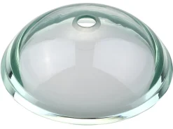 Online Clear 34mm edge Glass Vessel Bathroom Sink with PU-MR Above Counter / Vessel Sinks