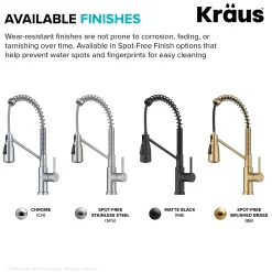 Outlet Coda Commercial StyleSingle Handle Pull Down Kitchen Faucet in Chrome Single Hole
