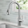 Sale Coda Single Handle Pull Down Kitchen Faucet in Spot-Free Stainless Steel Single Hole
