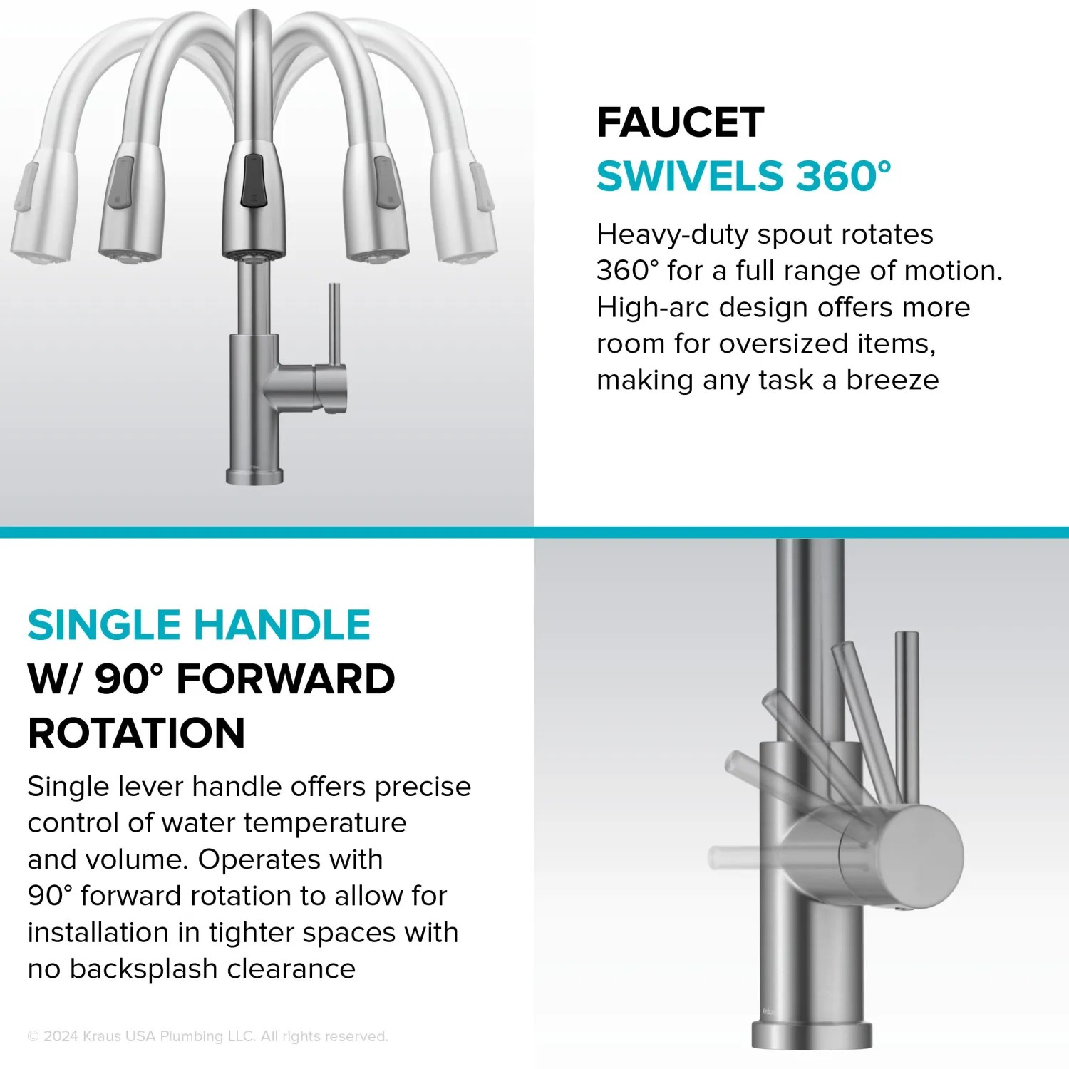 Discount Coda Single Handle Pull Down Kitchen Faucet in Spot-Free Brushed Brass Single Hole