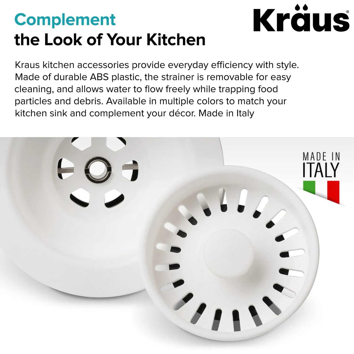 Hot Color Matched Kitchen Sink Strainer Sink Drains, Disposer Flanges & Air Gaps
