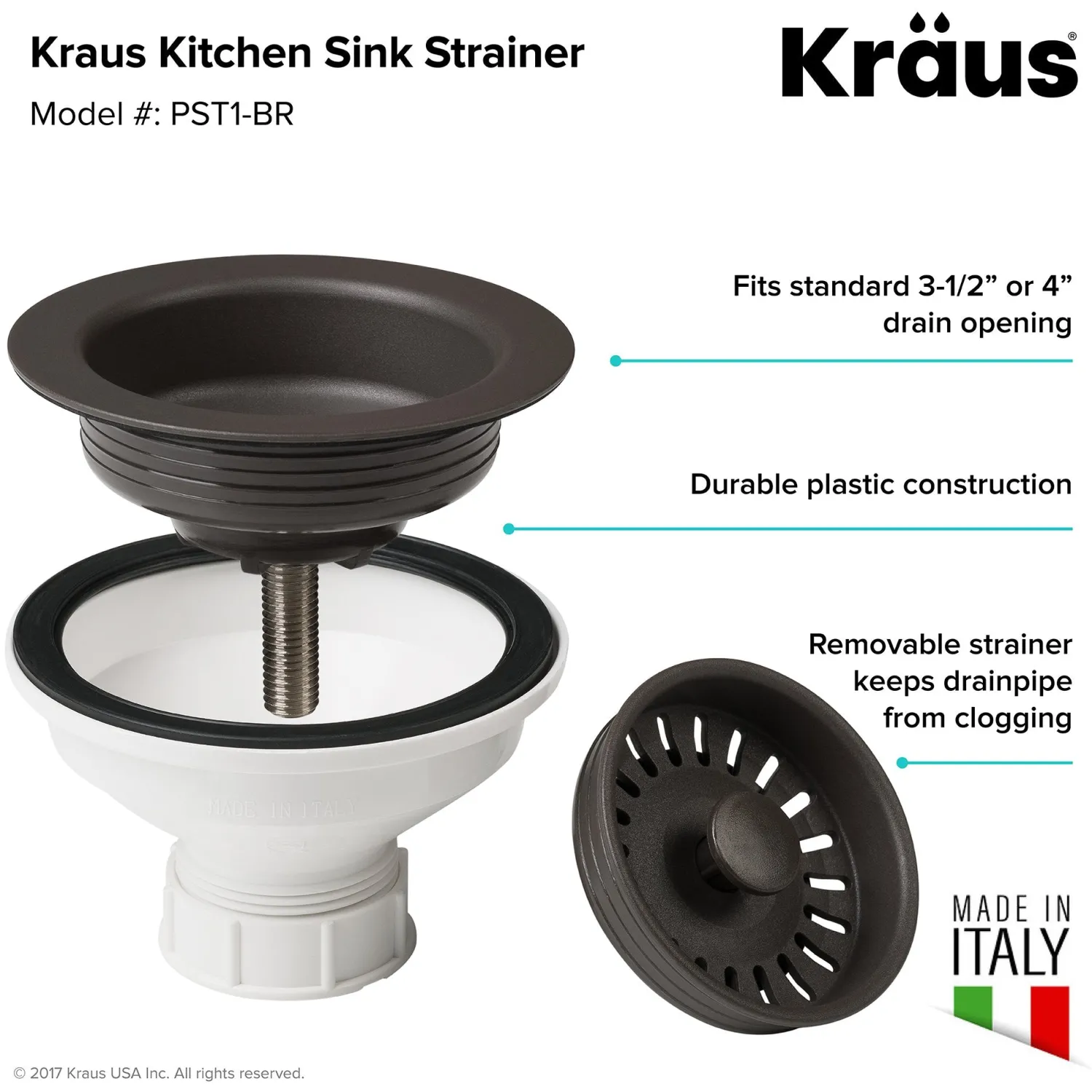 Hot Color Matched Kitchen Sink Strainer Sink Drains, Disposer Flanges & Air Gaps