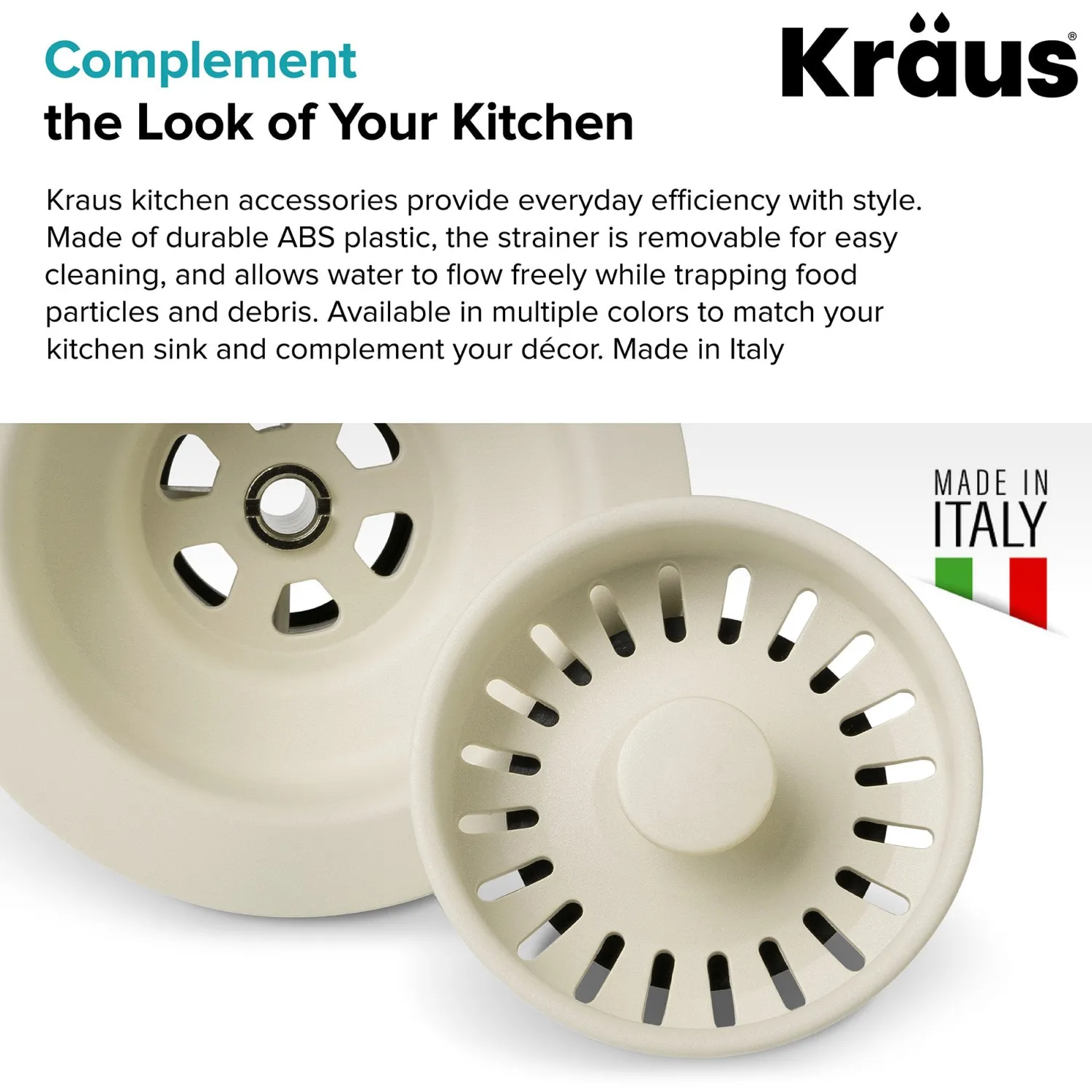 Hot Color Matched Kitchen Sink Strainer Sink Drains, Disposer Flanges & Air Gaps