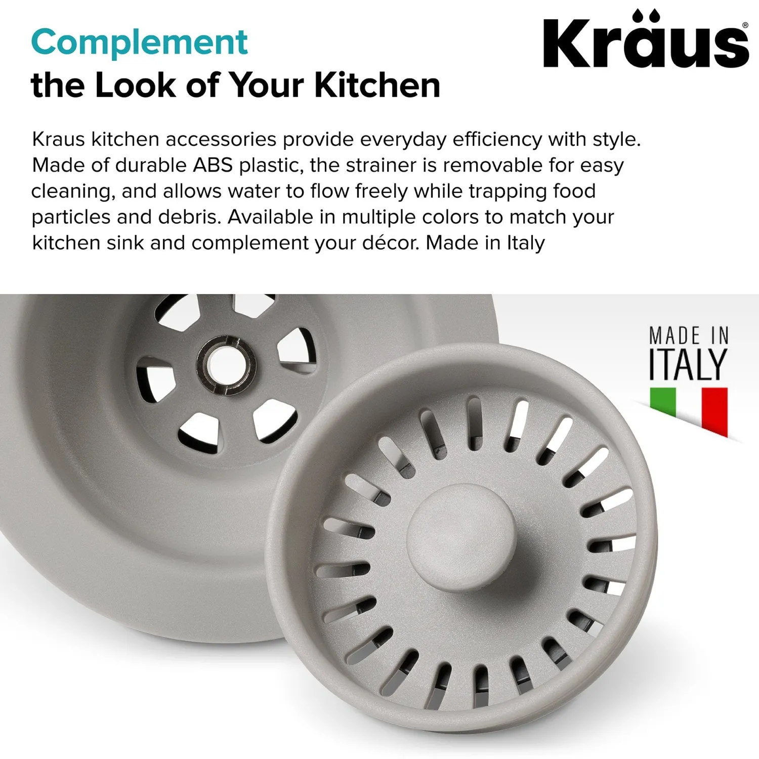 Hot Color Matched Kitchen Sink Strainer Sink Drains, Disposer Flanges & Air Gaps