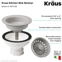 Hot Color Matched Kitchen Sink Strainer Sink Drains, Disposer Flanges & Air Gaps