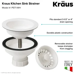 Hot Color Matched Kitchen Sink Strainer Sink Drains, Disposer Flanges & Air Gaps