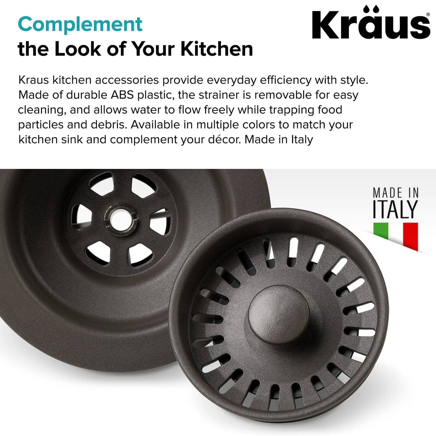 Hot Color Matched Kitchen Sink Strainer Sink Drains, Disposer Flanges & Air Gaps
